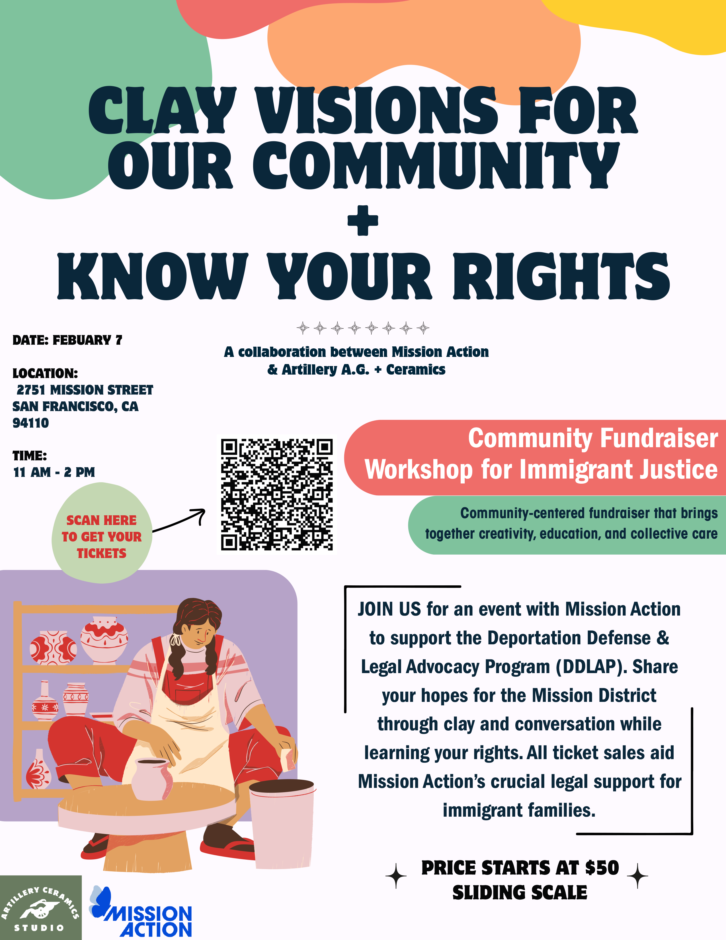 Clay Visions for Our Community + Know Your Rights