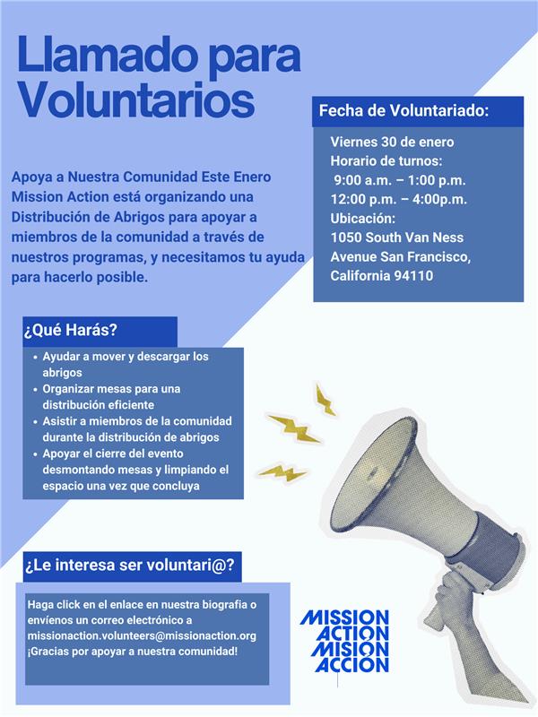 ¡NECESITAMOS VOLUNTARI@S!